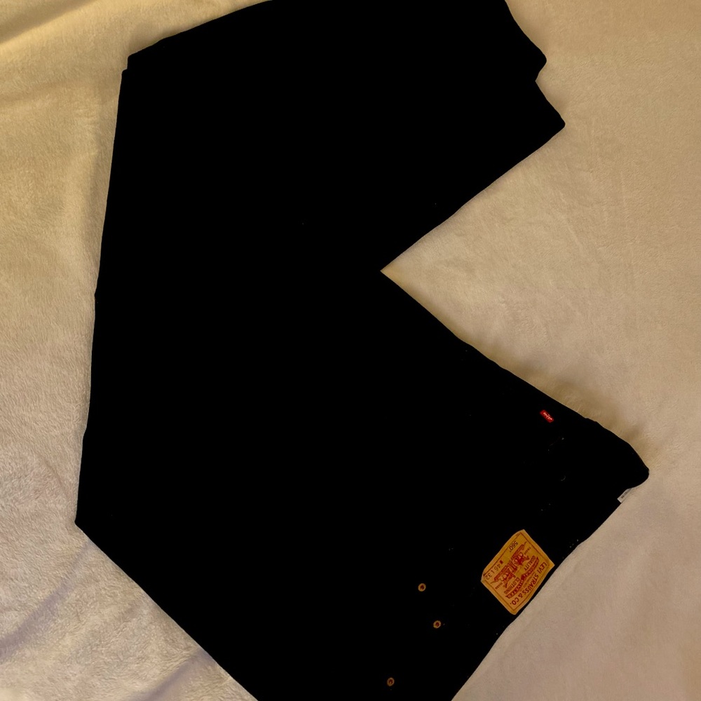 Black Denim 560 Levi Jeans